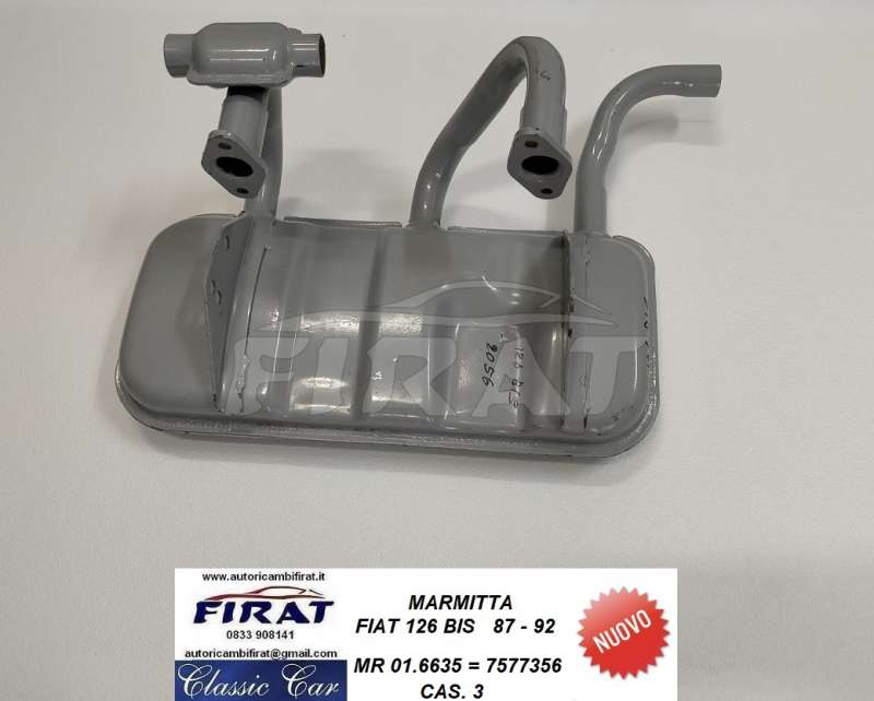MARMITTA FIAT 126 BIS (01.6635)